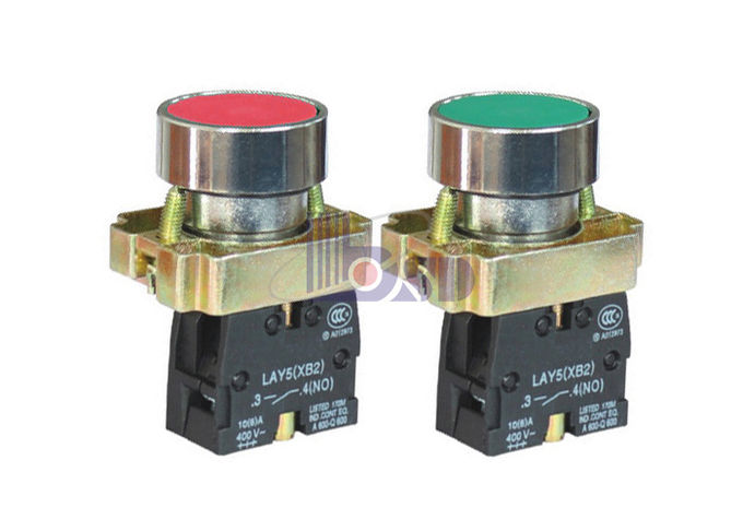 LAY5 (XB2) -BA42 Płaski przycisk w kolorze czerwonym z powrotem sprężynowym dla panelu sterowania