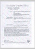 Chiny HUANGSHAN SAFETY ELECTRIC TECHNOLOGY CO., LTD. Certyfikaty